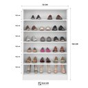 Ver imagem 3 de Armário Multiuso Sapateira Queen Branco - Fenix Eletro Móveis