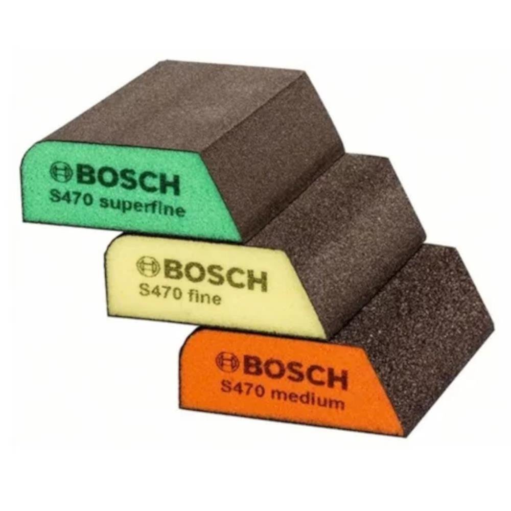 Kit de 3 Esponjas Best For Profile (M/F/SF) - 2608.621.252-000 - BOSCH - 3