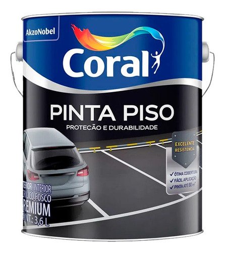 Tinta Pinta Piso Coral 3,6l Cores:vermelho Segurança - 15