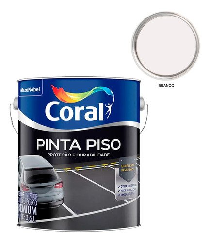 Tinta Pinta Piso Coral 3,6l Cores:vermelho Segurança - 2