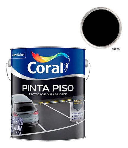 Tinta Pinta Piso Coral 3,6l Cores:vermelho Segurança - 14