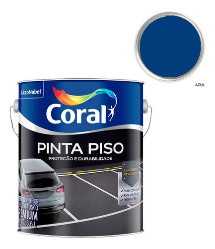 Tinta Pinta Piso Coral 3,6l Cores:vermelho Segurança - 6