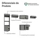 Ver imagem 4 de Armário de Cozinha Completa 340cm Suspensa Cinza Nice Madesa 02