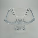 Ver imagem 4 de Centro de Mesa Decorativo de Vidro Transparente 19x26x26cm Sala Jantar Decoração