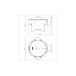 Rechaud Banho-maria Tramontina em Aço Inox 4,3 L Tramontina - 3
