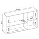 Ver imagem 4 de Armário Aéreo para Cozinha Firenze 3 Portas Demóbile