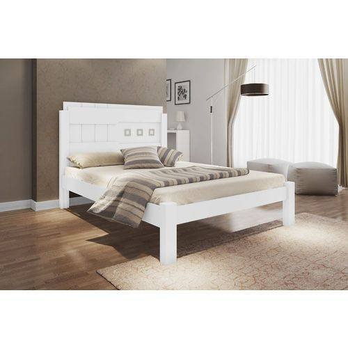 Cama Casal Framar Leticia Branco - Framar Móveis
