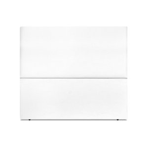 Cabeceira Estofada Casal Luna 140cm Courino Branco