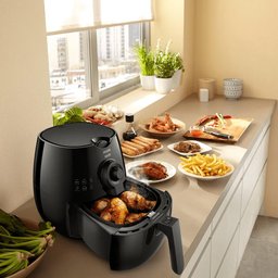 Fritadeira Elétrica Philips Airfryer 2,6L Preto RI9217 - 220V - 12