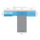 Ver imagem 4 de Guarda Roupa Modulado Solteiro 5 Gavetas C/ Cabeceira E Escr