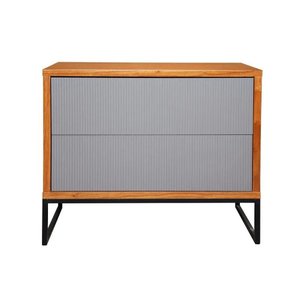Buffet Charlote - Madeira Maciça com Gavetas em Mdf Frisado - Távoli Decor