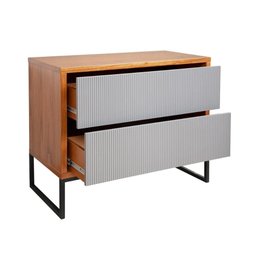 Buffet Charlote - Madeira Maciça com Gavetas em Mdf Frisado - Távoli Decor - 3