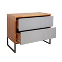 Ver imagem 3 de Buffet Charlote - Madeira Maciça com Gavetas em Mdf Frisado - Távoli Decor