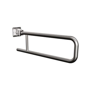 Barra de Apoio Articulada Inox Banheiro 60 Cm Escovada Plus