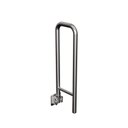 Ver imagem 2 de Barra de Apoio Articulada Inox Banheiro 60 Cm Escovada Plus