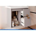 Ver imagem 5 de Conjunto Banheiro c/Esp Copenhague/Gota 80cm Capuccino MGM