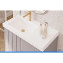 Ver imagem 4 de Conjunto Banheiro c/Esp Copenhague/Gota 80cm Capuccino MGM