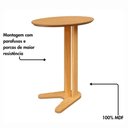 Ver imagem 4 de Mesa Auxiliar para Sofá 60cm Dalla Costa 100% MDF