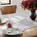 Ver imagem 2 de Porta Guardanapos Acrílico Transparente 5mm Centauri Mod P Organizador Mesa Cozinha Compacto Prá