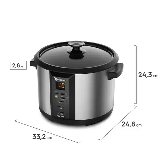 Panela de Arroz Elétrica Electrolux por Rita Lobo 1,8l (ecc20-220v) - 3