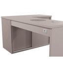 Ver imagem 1 de Mesa Nails Premium Ripado 167x117cm com Aspirador - Rosa