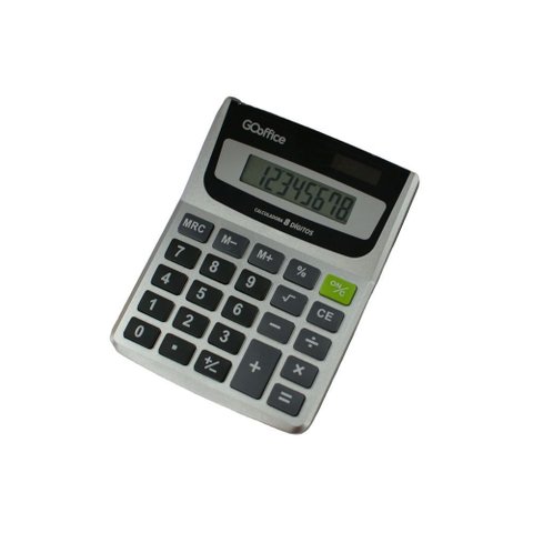 Calculadora Eletrônica de Mesa 8 Dígitos - Gooffice Academia