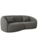 Ver imagem 6 de Sofá Sala Nuvem 210cm Conforto Premium Decorativo Orgânico:Cinza Escuro