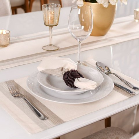 Jogo de Guardanapos 2 Peças Fio Tinto Classic Fendi