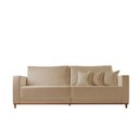 Ver imagem 2 de Sofá Djon 02 Módulos de 90cm B20cm Meu Sofá Online A226 Linho Bege