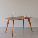 Ver imagem 1 de Mesa para Sala de Jantar 130cm sem Vidro Acerola Marrom/Cinamomo