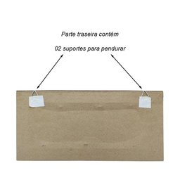 Quadro Porta Chaves Feng Shui Paz, Amor e Harmonia 27cm - 4