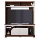 Ver imagem 5 de Estante Painel para TV 65 pol 160cm Doman C04 Nogueria Real Off White Matte - Lyam Decor