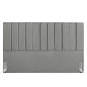 Ver imagem 1 de Cabeceira Estofada King Carla 195cm Linho Cinza-escuro