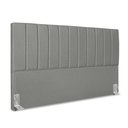 Ver imagem 4 de Cabeceira Estofada King Carla 195cm Linho Cinza-escuro