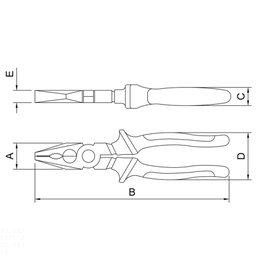 Alicate Universal Isolado 1.000 V 8" Tramontina Pro Tramontina - 3 Alicate Universal Isolado 1.000 V 8" Tramontina Pro Tramontina - 3