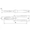 Alicate Universal Isolado 1.000 V 8" Tramontina Pro Tramontina - 3