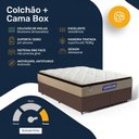 Ver imagem 6 de Cama Box + Colchão Gazin de Molas Ensacadas Pillow Top Air Pro Queen 158 cm