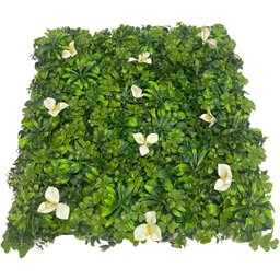 Painel Jardim Vertical Artificial Decoração Sala 50x50cm - 9