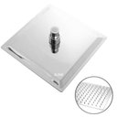 Ver mais imagens de Ducha Chuveiro Aquecedor Solar Gás Quadrado Fino Cr 20x20cms