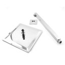 Ver imagem 6 de Ducha Chuveiro Aquecedor Solar Gás Quadrado Fino Cr 20x20cms