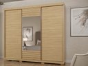 Ver imagem 1 de Guarda Roupa Casal Lyon com Espelho 3 Ptas 6 Gav Hanover Robel Móveis Guarda Roupa Lyon - 3 Portas