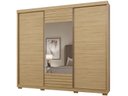 Ver imagem 4 de Guarda Roupa Casal Lyon com Espelho 3 Ptas 6 Gav Hanover Robel Móveis Guarda Roupa Lyon - 3 Portas
