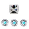 Kit 3 Hiper Led 9w Rgb 50mm Frontal Inox + Four Fix 81w Wifi - 1