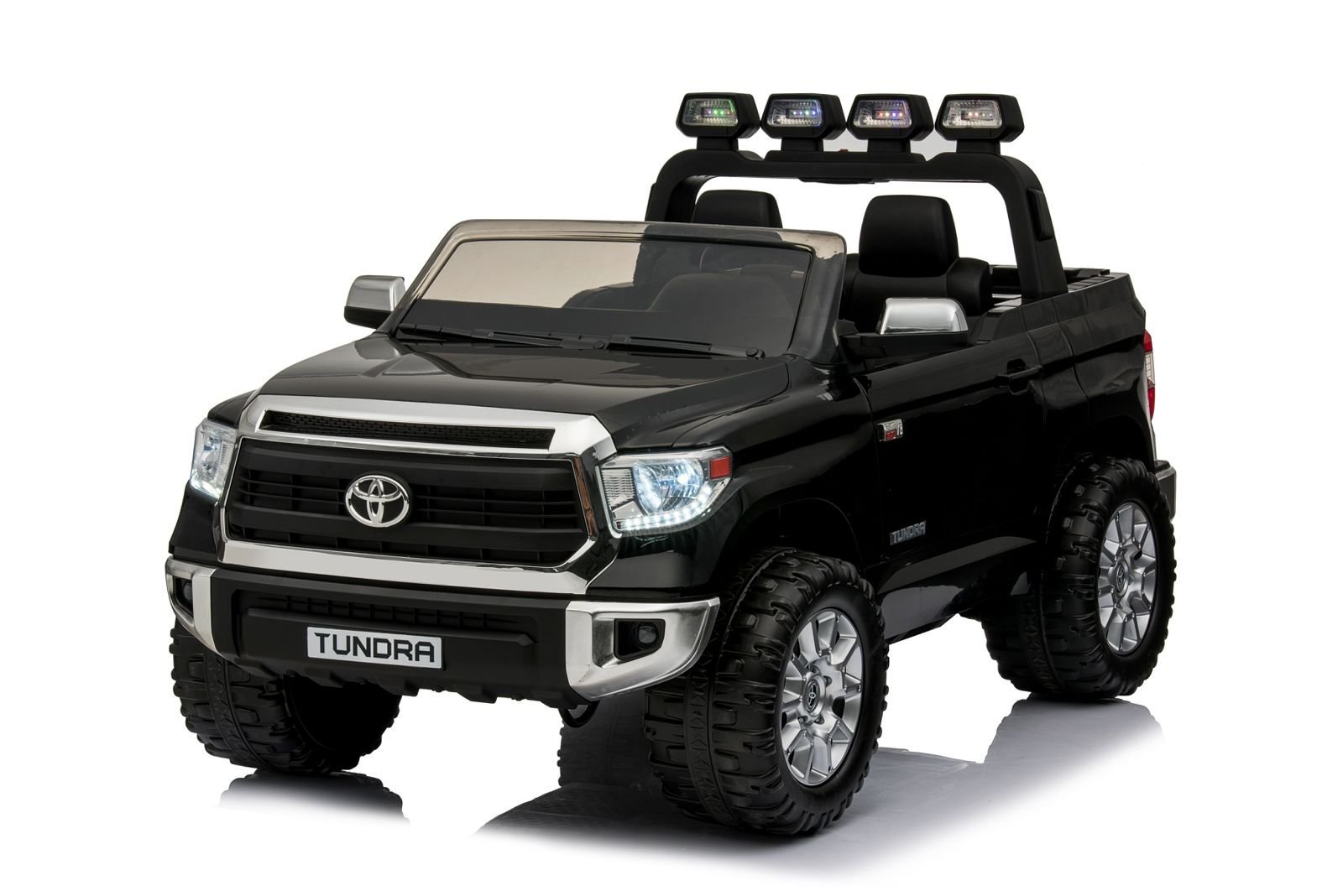 Mini Toyota Tundra Preto Carro Elétrico Infantil A Bateria Para Crianças Motorizado Meninos Meninas 