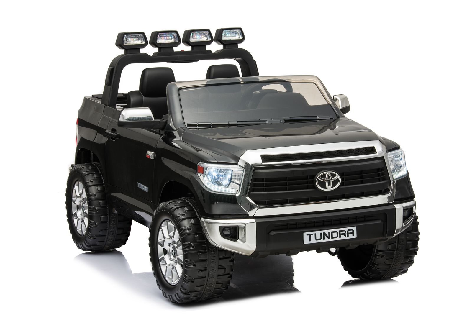Mini Toyota Tundra Preto Carro Elétrico Infantil A Bateria Para Crianças Motorizado Meninos Meninas  - 2