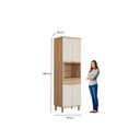 Ver imagem 5 de Torre Simples Bless 0,70 Linea Brasil Branco/Jequitibá/Off White Fosco