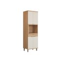 Ver imagem 3 de Torre Simples Bless 0,70 Linea Brasil Branco/Jequitibá/Off White Fosco