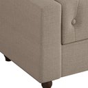 Ver imagem 5 de Puff Baú Calçadeira 160cm Heste Linho Bege - Sallar Home