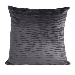 CAPA DE ALMOFADA EM VELUDO CINZA Almofadas Estilo