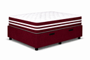 Ver imagem 3 de Kit Cama Box Baú Solteiro 88x188 cm + Colchão Molas Ensacada Solteiro 28 cm Vinho Suede